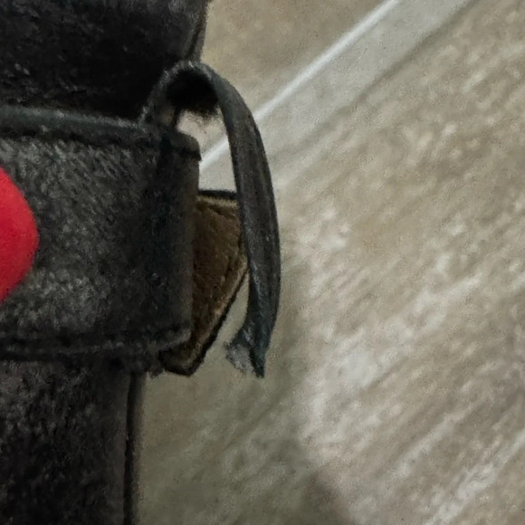 Lucky Brand Black Heeled Booties with Contemporary Cut-Out Design - Picture 12 of 12